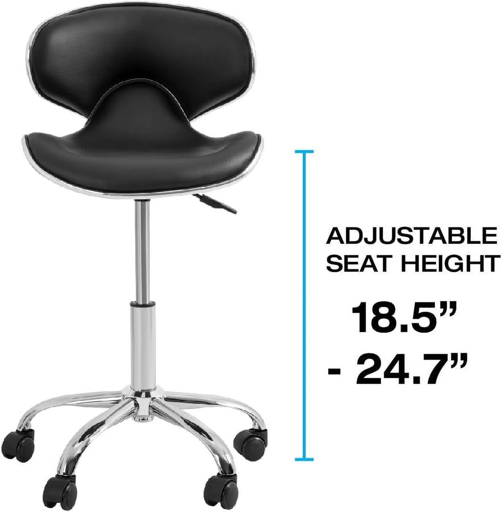 Adjustable Rolling Stool Set Of 2 N445959
