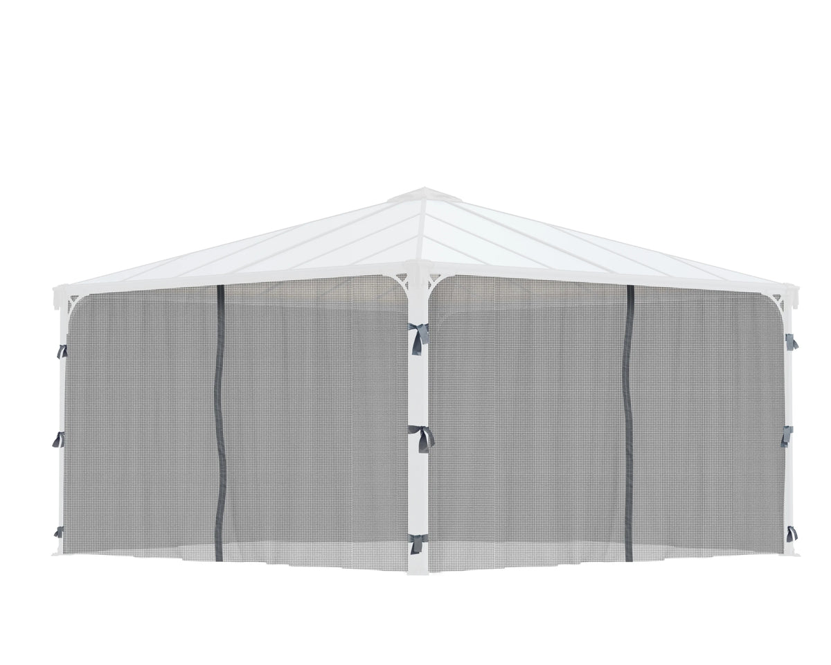 14' x 14' Gazebo Netting Set 4 Piece T785