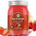 Organic Raw Sea Moss Gel Vegan Superfood Strawberry 12oz C94452