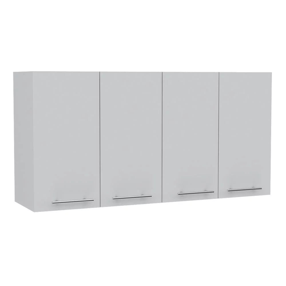 White 120 in. Wall Cabinet B142