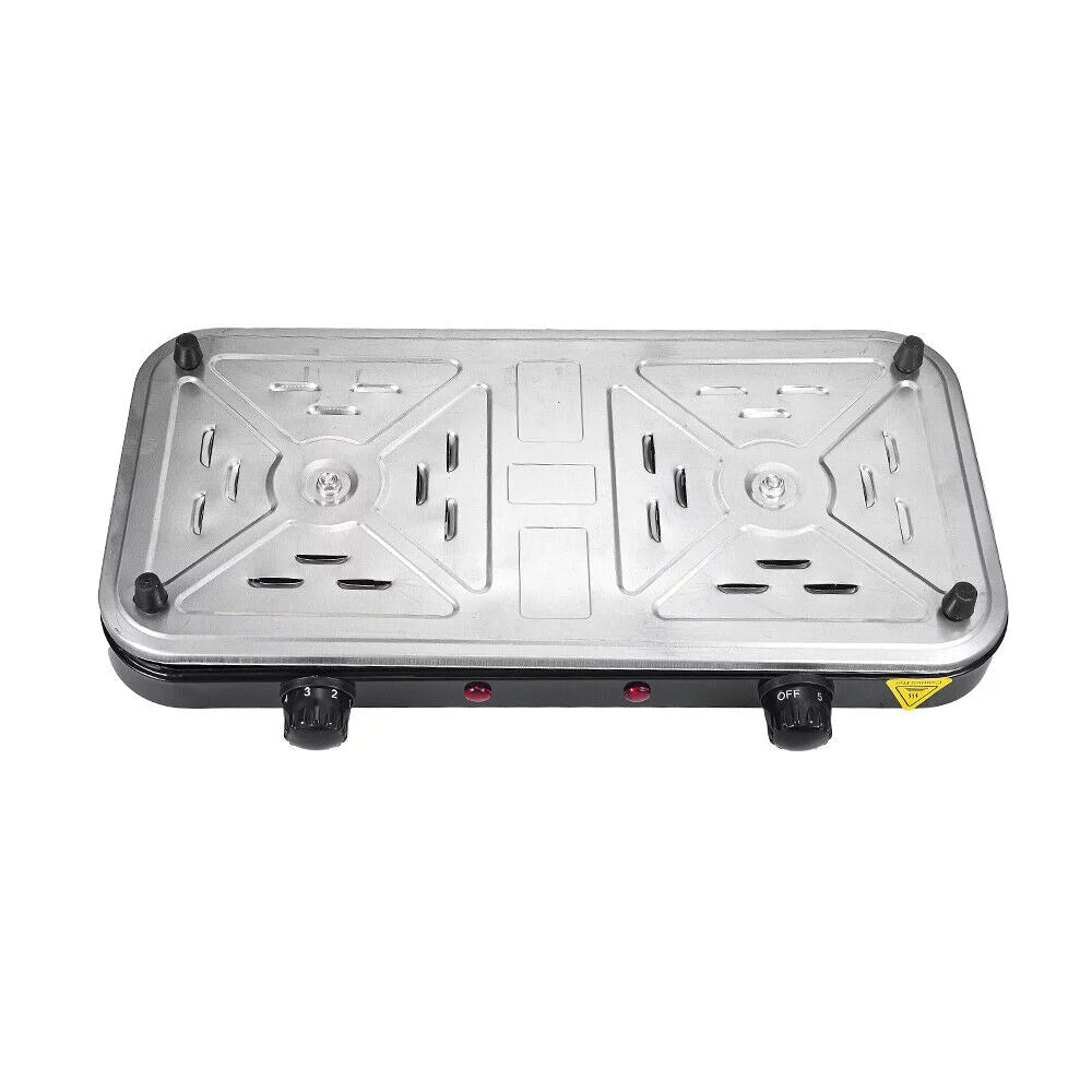 Electric Double Burner Portable Camping Stove M94241