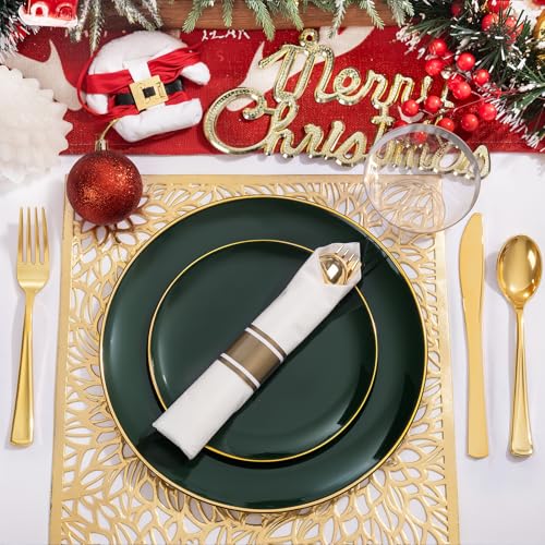 350 Pcs Plastic Dinnerware Set for 50 Guests Y87592