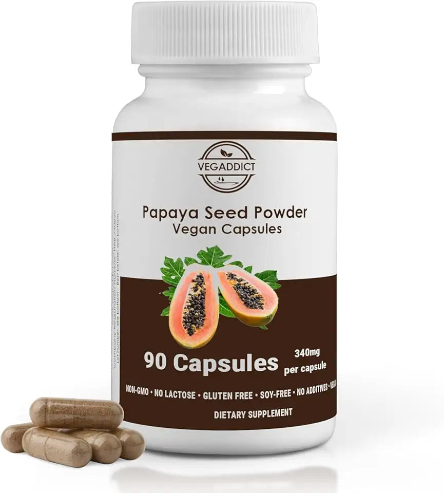 Papaya Seed Powder Capsules 90 Capsules Y4217