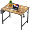 Brown Wooden Office Desk with Storage K98312