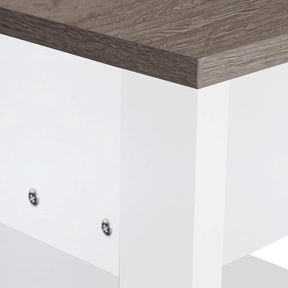 Modern Wood Writing Desk with Hutch K398488