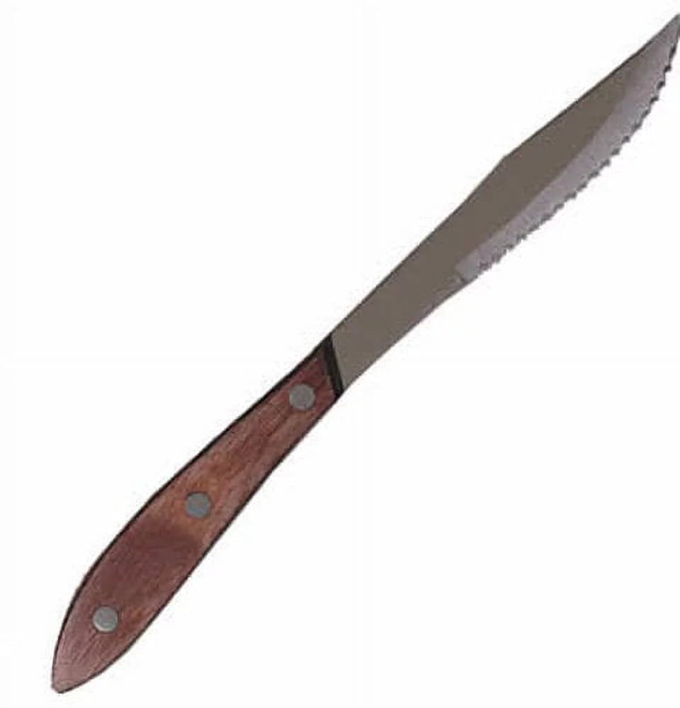 Stainless-Steel Steak Knives, Pack Of 12 V554925