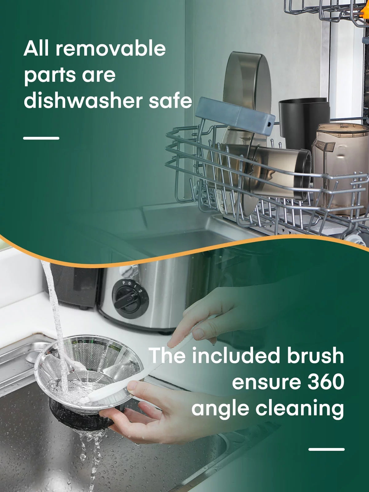 Juicer Machines Vegetable and Fruit with 3-Speed Setting 400W Motor M133