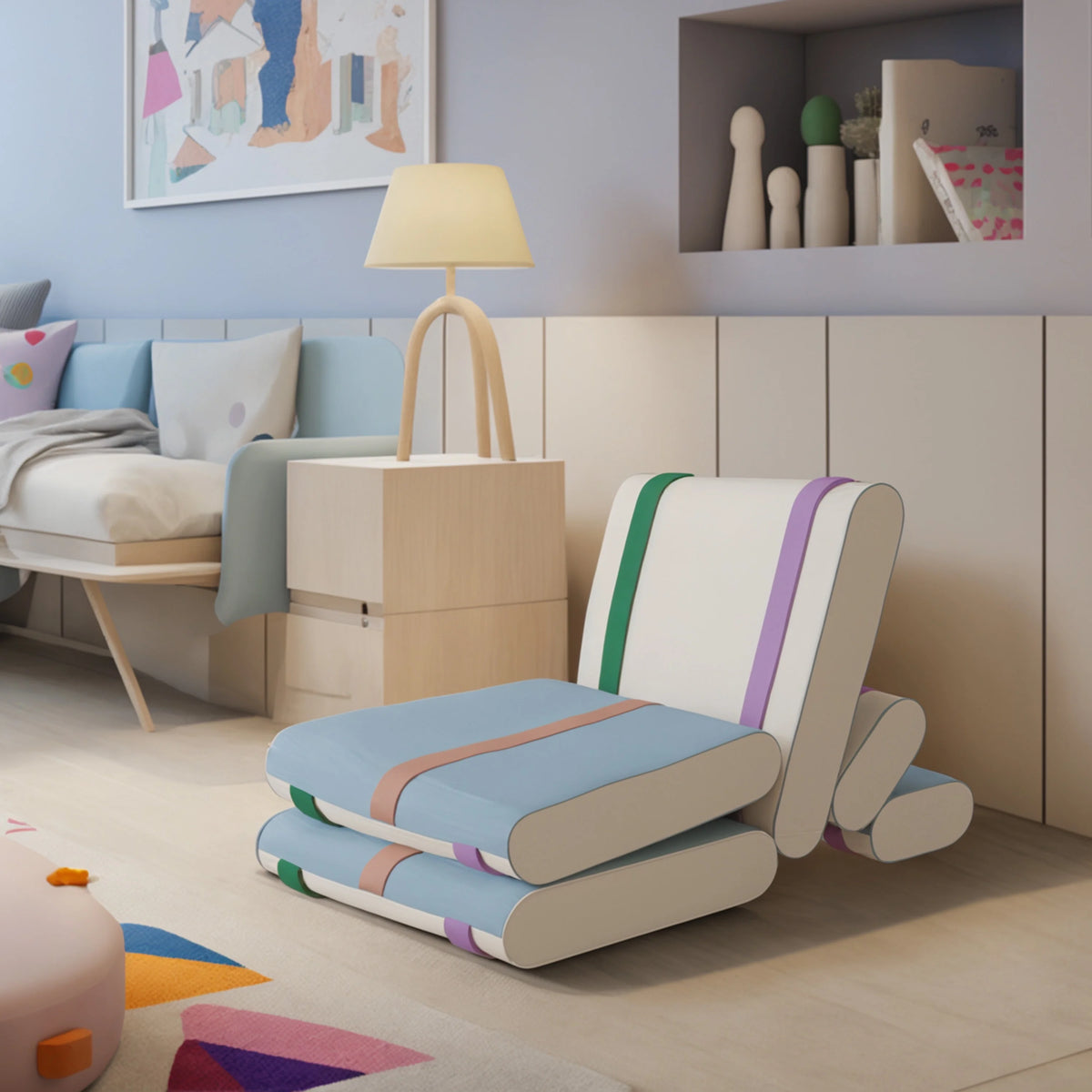 Folding Sofa Bed Floor Mattress A75395