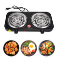 Electric Double Burner Portable Camping Stove M94241