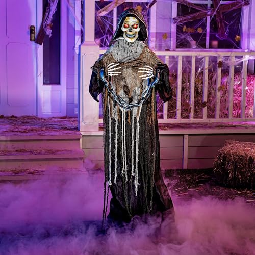 67" Life Size Animatronics Grim Reaper with Chain O744208