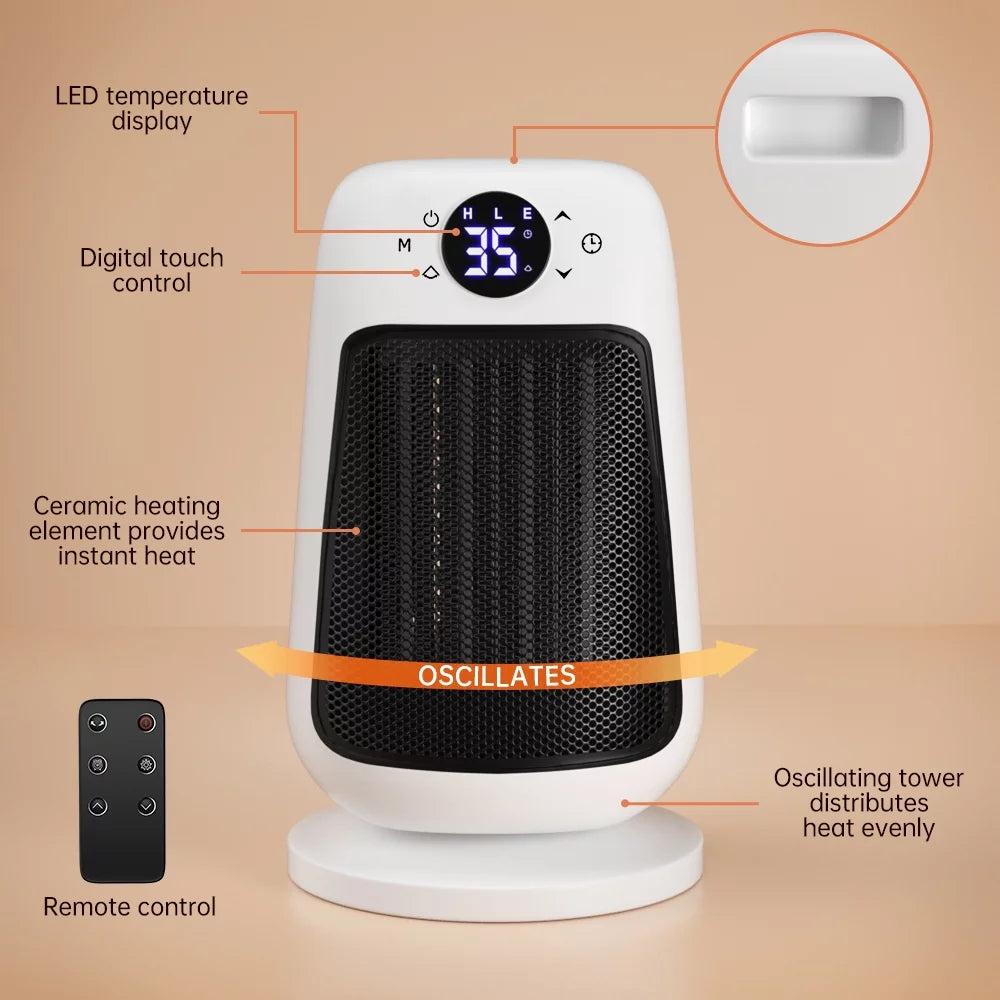 Portable Electric PTC Ceramic Space Heater with Thermostat I4500
