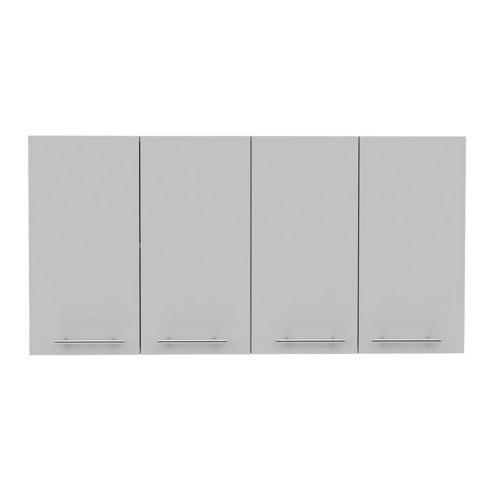 White 120 in. Wall Cabinet B142