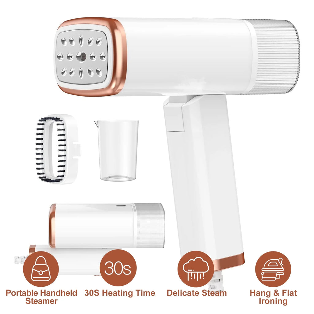 1000W Portable Handheld Electric Steamer with Brush G9573