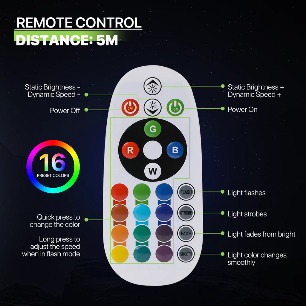 LED Light Up Barstool with Footrest W138