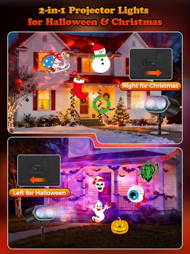 Projector Lights with 12 Patterns & 7 Colors V524