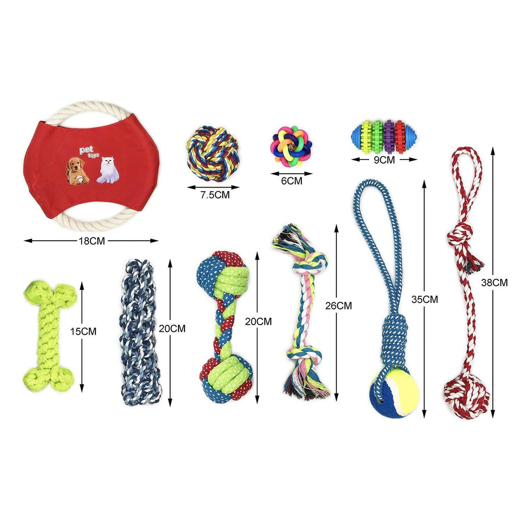 Dog Rope Toys Pack of 11 Teething Toys E99990