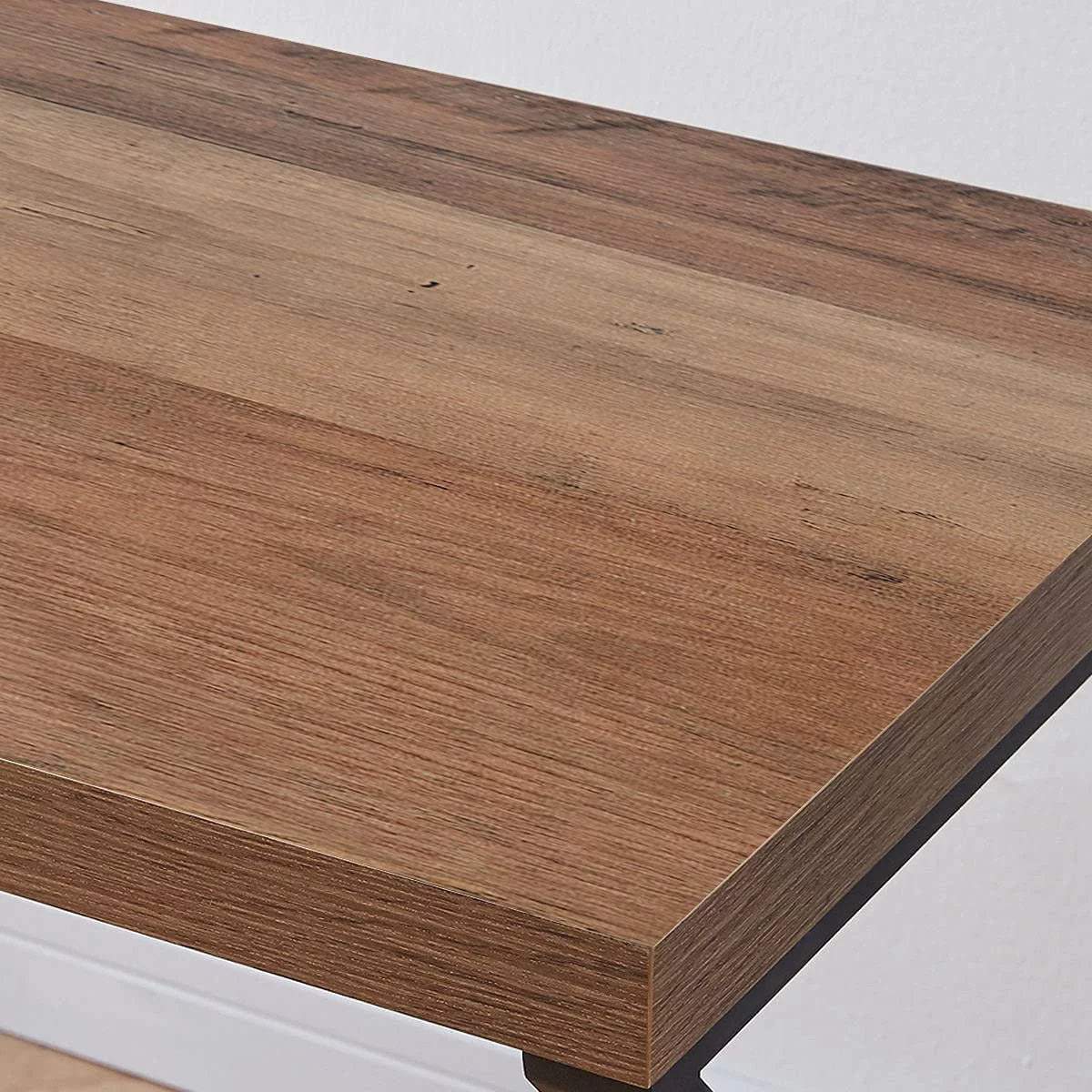 55 Inch Wood and Metal Desk G4388