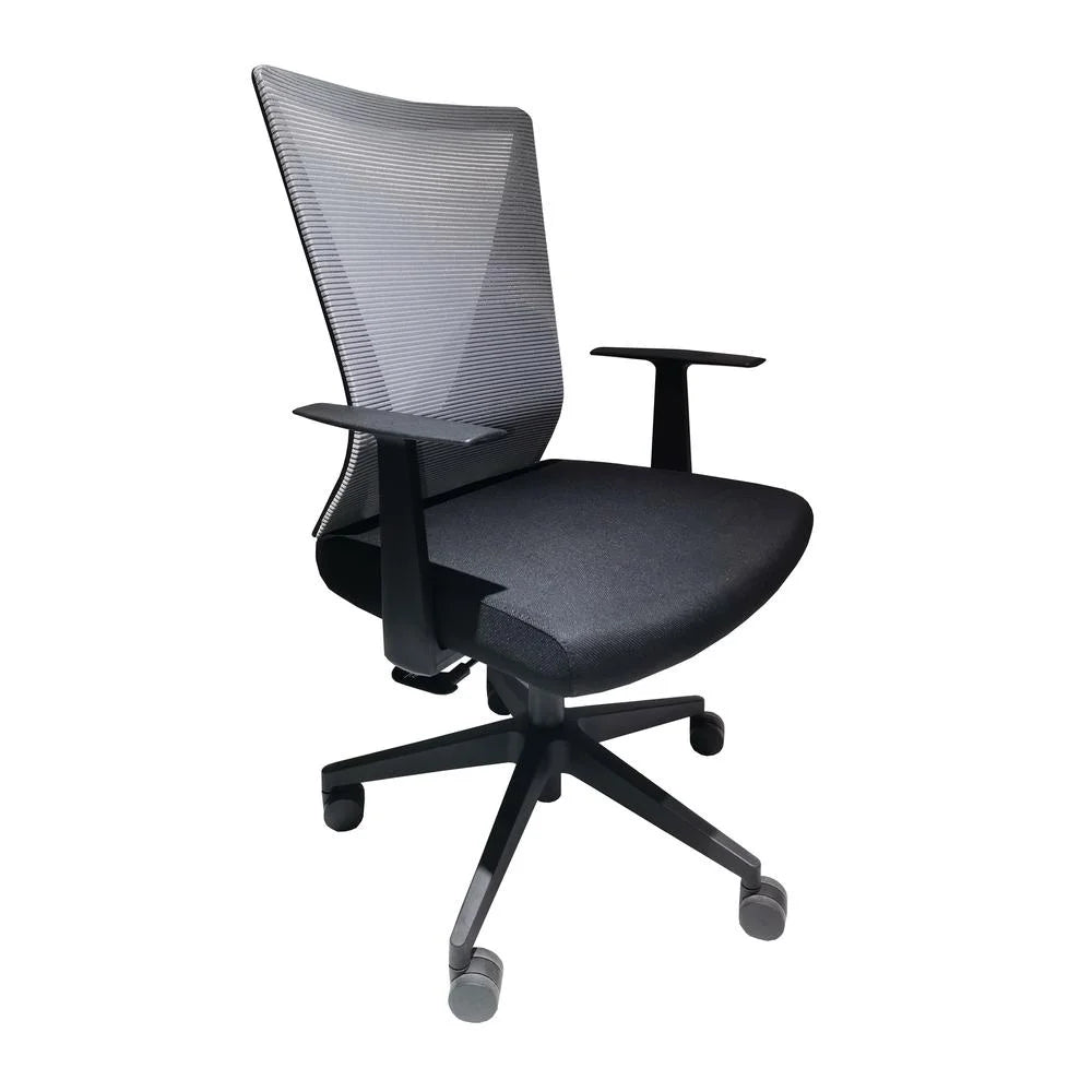 Black Adjustable Plastic Office Chair Y924