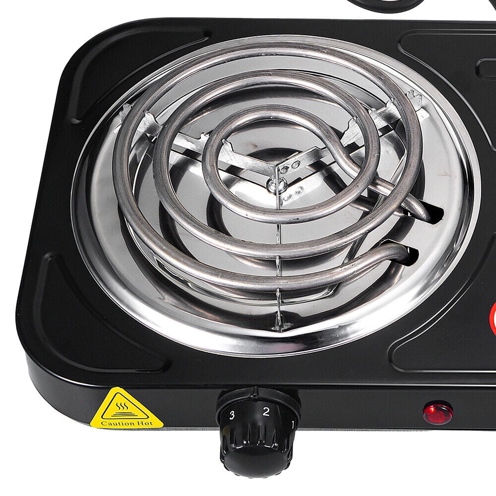 Electric Double Burner Portable Camping Stove M94241