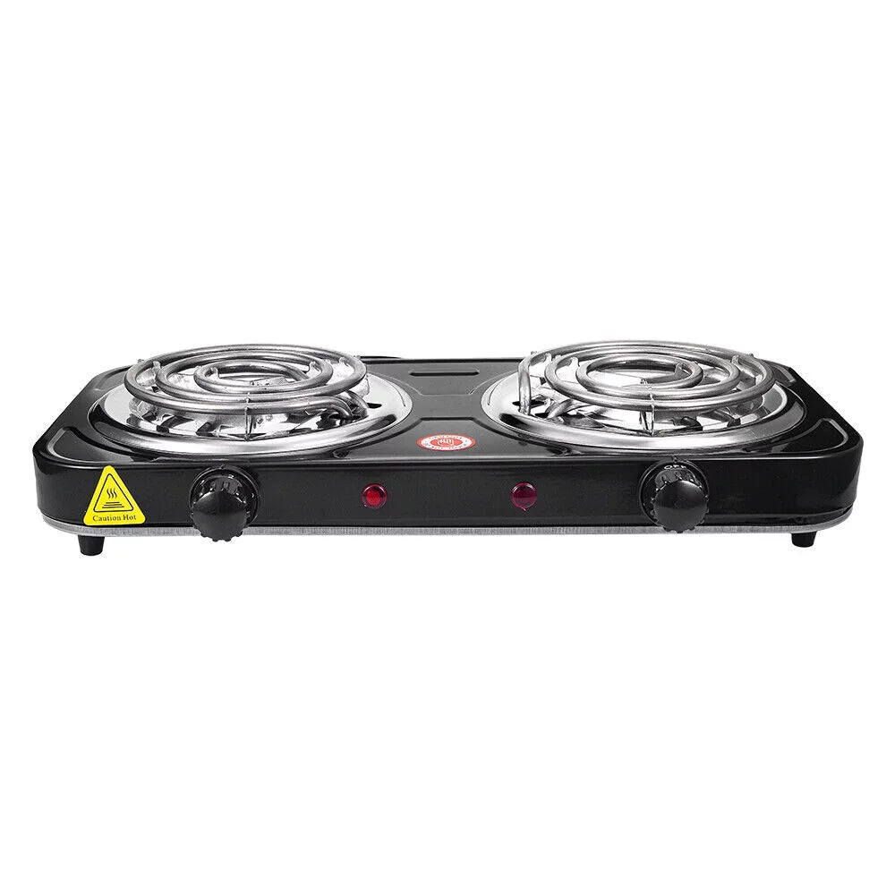 Electric Double Burner Portable Camping Stove M94241