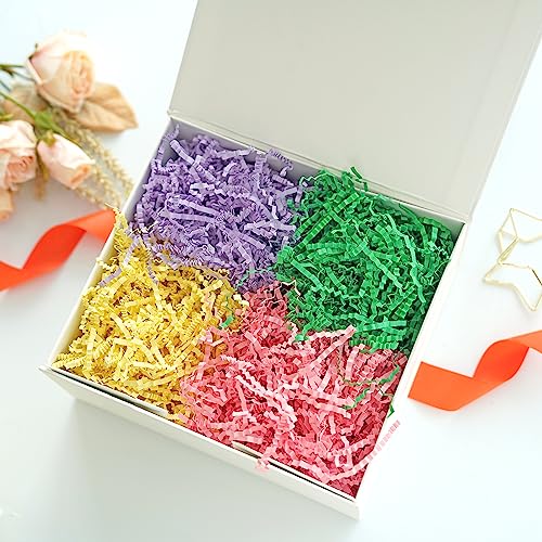 Christmas Crinkle Cut Paper Shred Filler Gift Wrap Confetti X76936