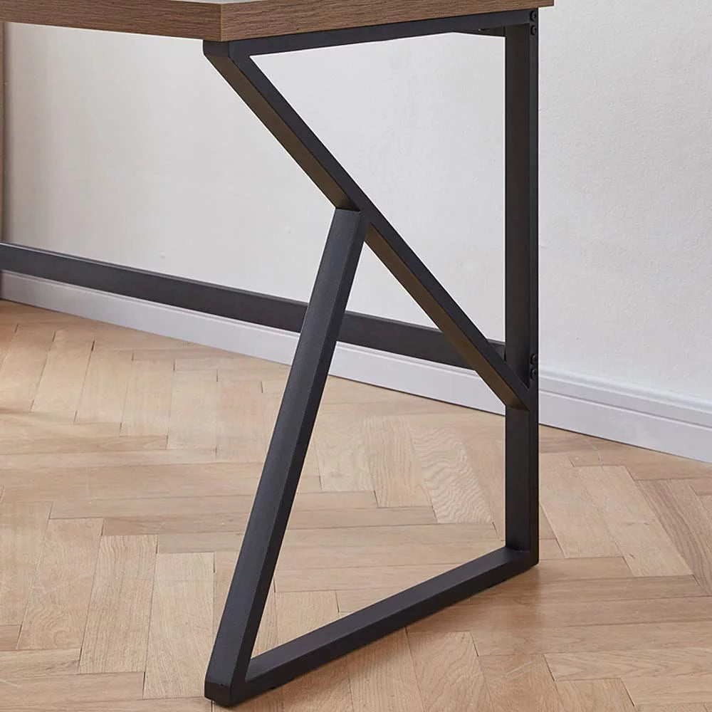 55 Inch Wood and Metal Desk G4388