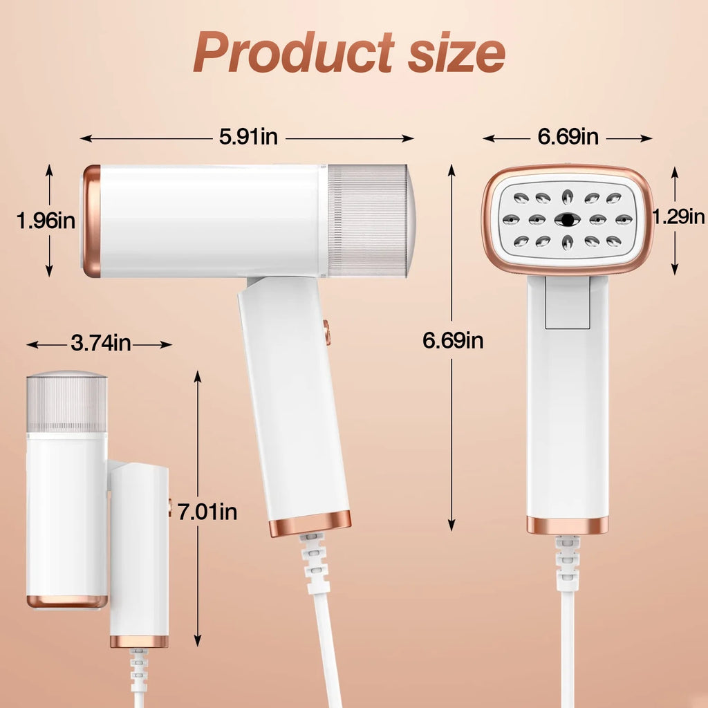 1000W Portable Handheld Electric Steamer with Brush G9573