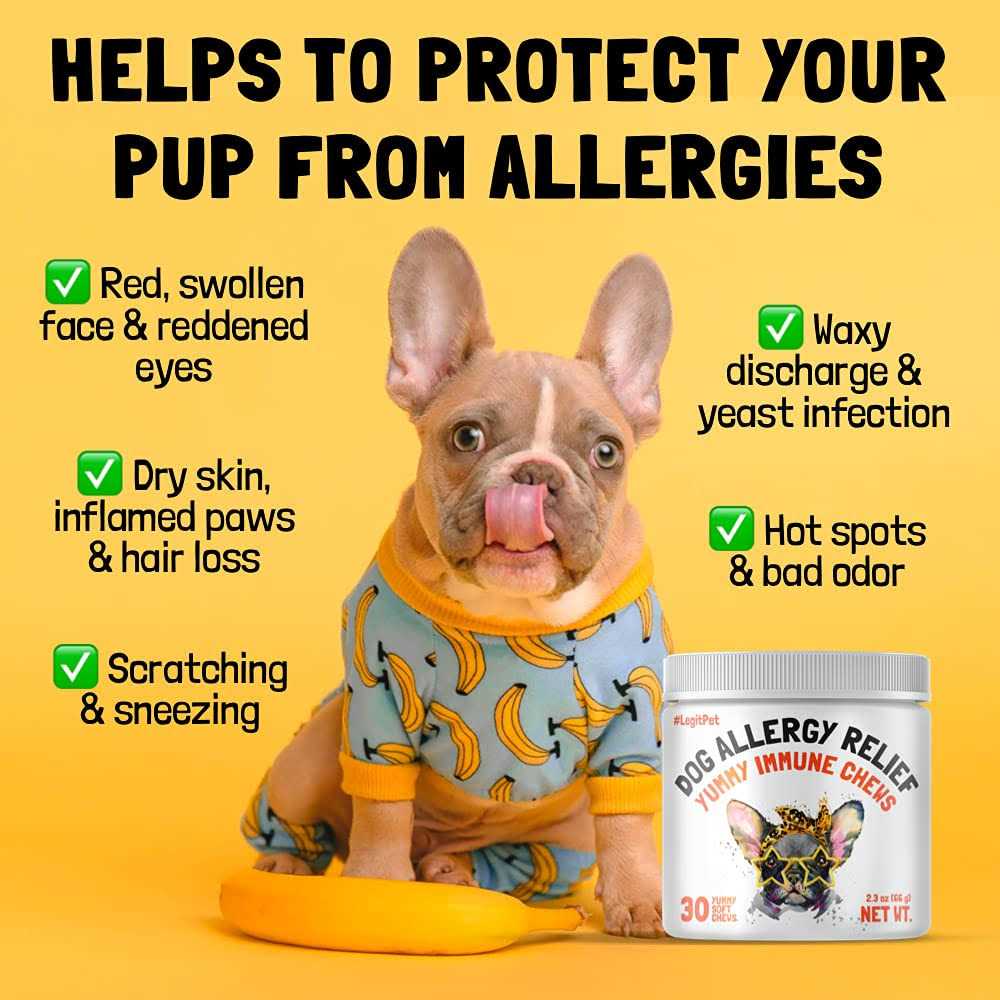 Allergy Relief Chews for Dogs with Kelp Colostrum & Bee Pollen B735