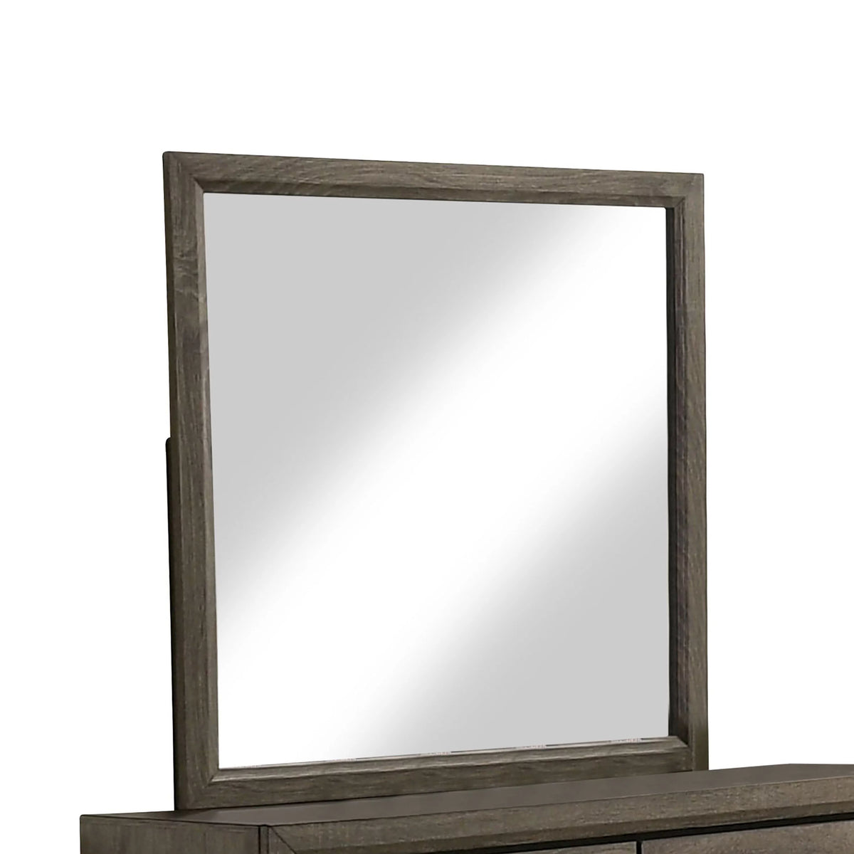 19" x 24" Gray Dresser Mirror U30400