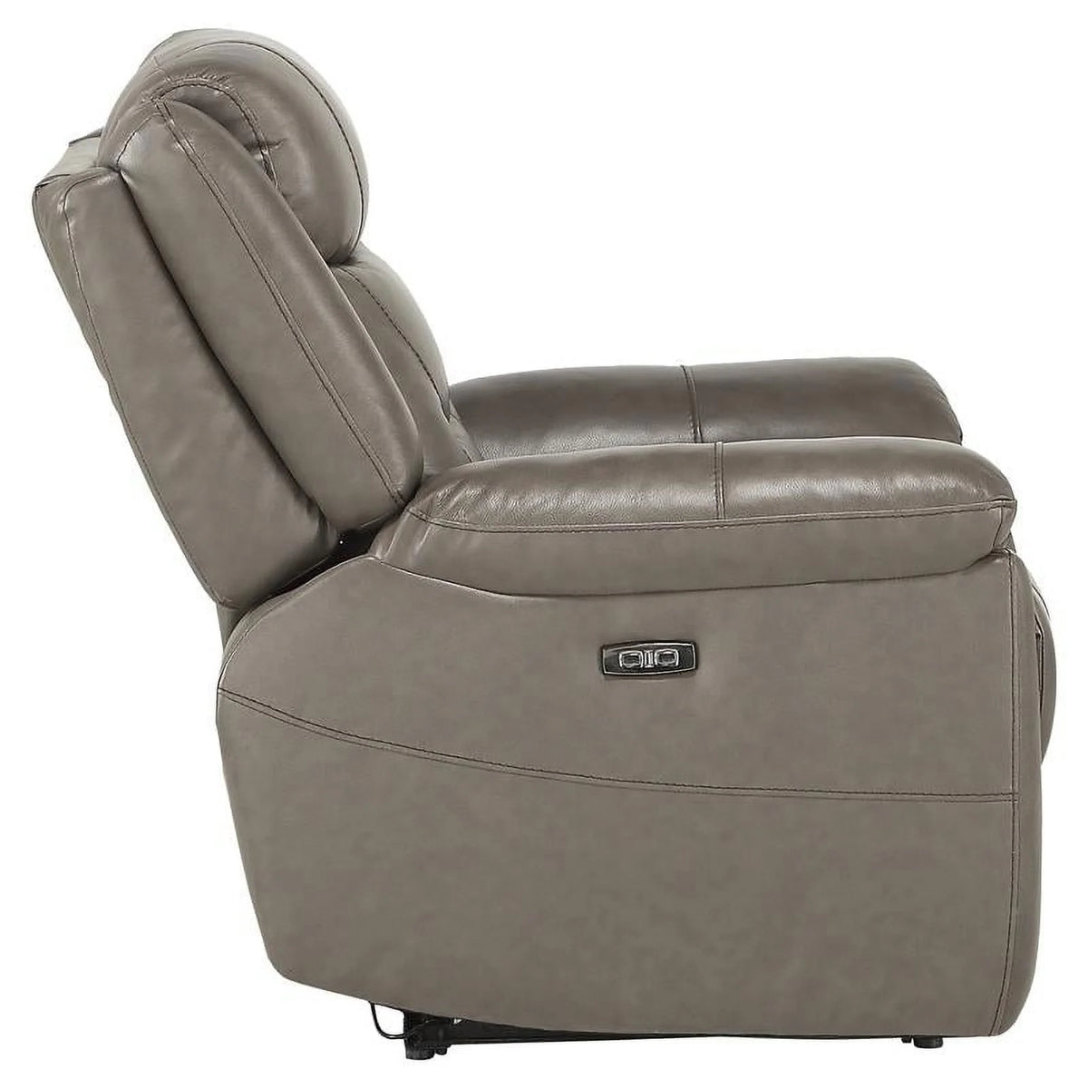 Brown Top Grain Leather Power Reclining Chair T97839