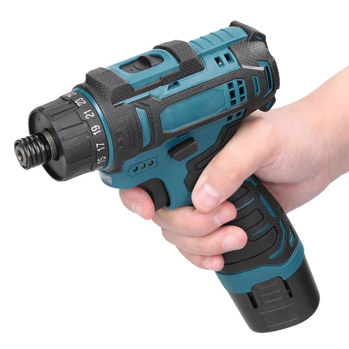 12 V Adjustable Torque 2 Speed Electric Screwdriver Kit T504265