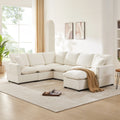 110*84" 7 Seat Chenille Modular Sectional Sofa with 2 Pillows A5325