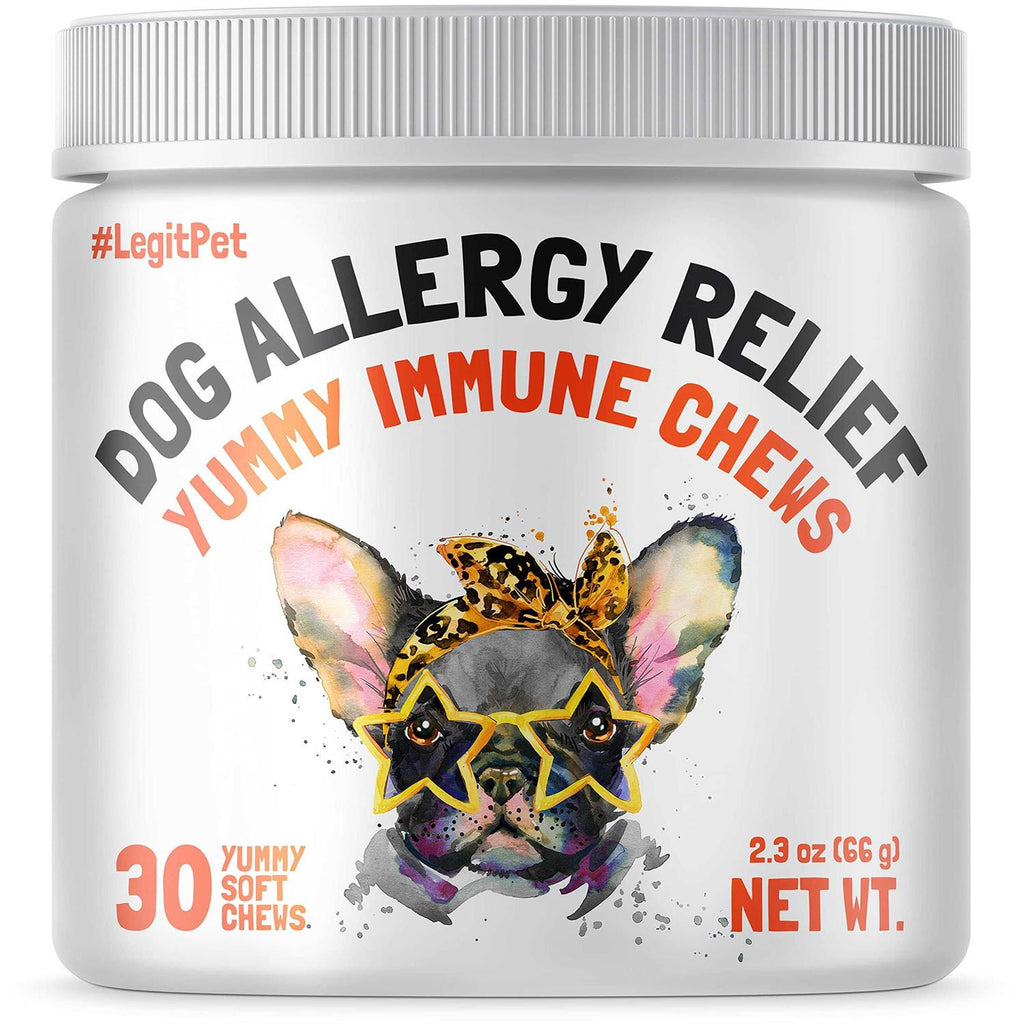 Allergy Relief Chews for Dogs with Kelp Colostrum & Bee Pollen B735