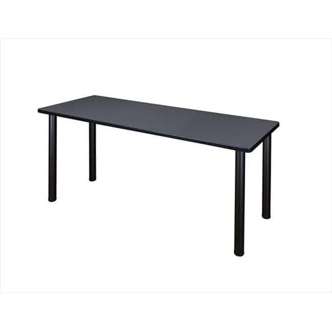 66 X 24 In. Grey Black Training Table K73287