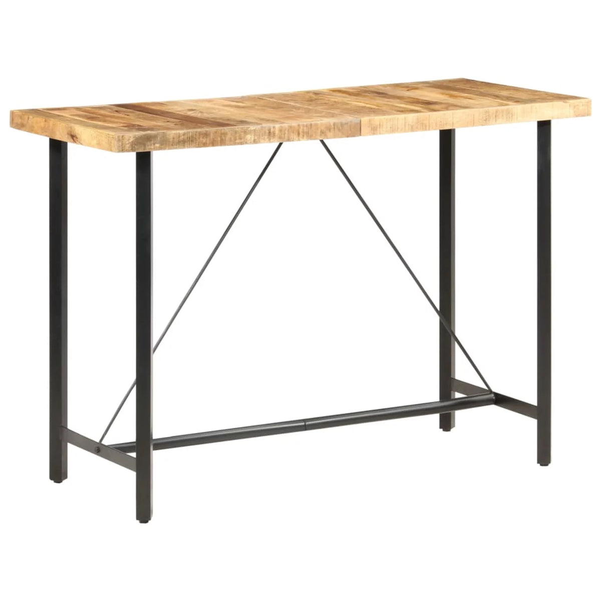 Rough Mango Wood Counter Height Bar Table C7437