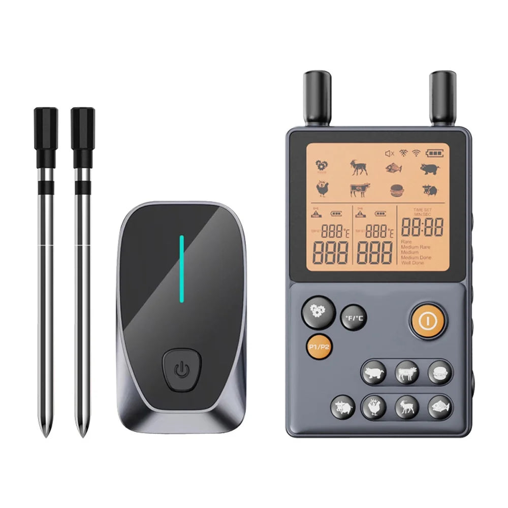 Instant Oven Meat Thermometer with Two Probes U9045