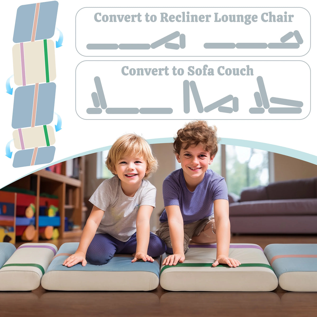 Folding Sofa Bed Floor Mattress A75395