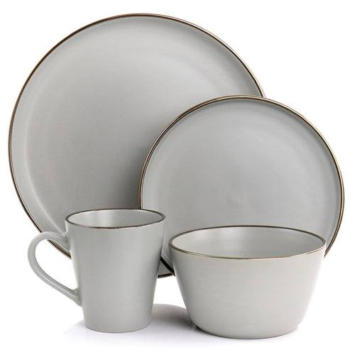 16 Piece Stoneware Dinnerware Set D4218