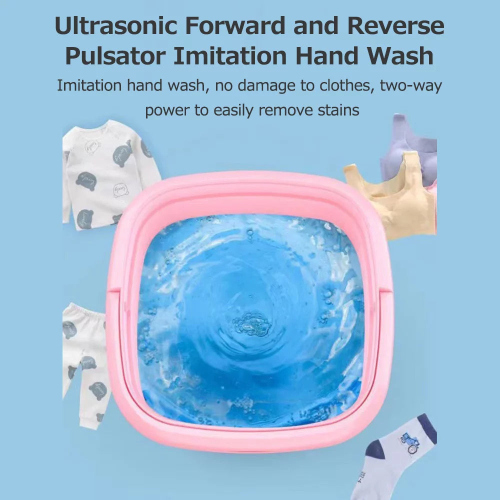 Portable Automatic Washing Machine with Drain O456143