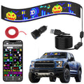 LED Car Sign Scrolling Flexible RGB Bluetooth Programmable 23''x5'' G35421